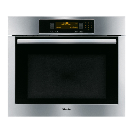 MIELE H4782BP OPERATING AND INSTALLATION INSTRUCTIONS Pdf Download