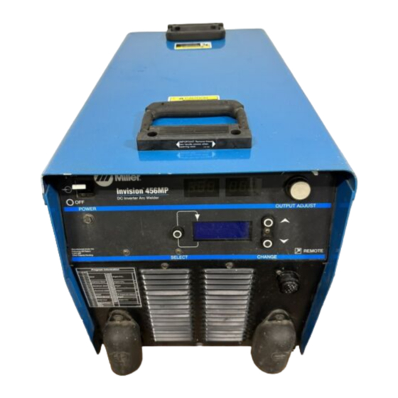 MILLER ELECTRIC INVISION 456MP OWNER