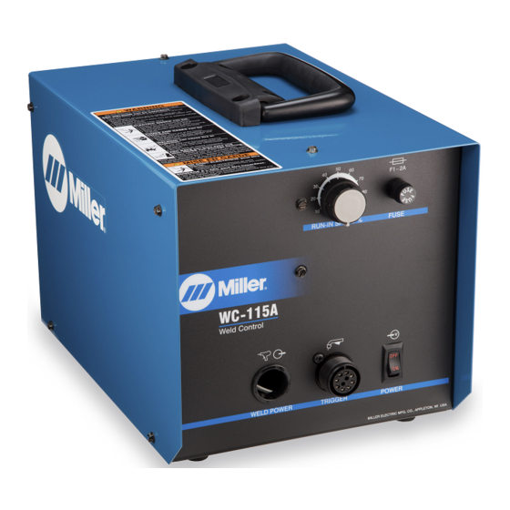 MILLER ELECTRIC WC115A OWNER