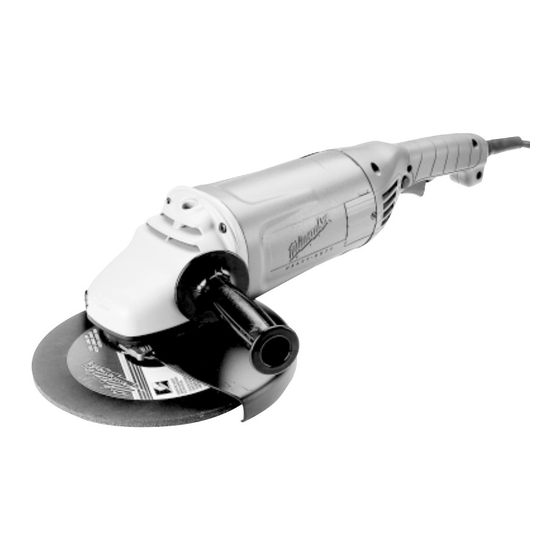 MILWAUKEE HEAVYDUTY SANDERS AND GRINDERS OPERATOR'S MANUAL Pdf