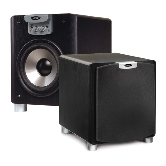 mirage omni s12 subwoofer