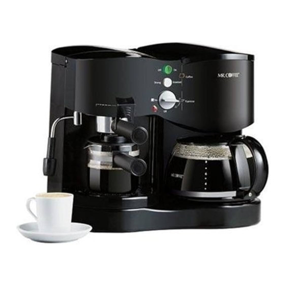 User manual Mr. Coffee Espresso (English - 39 pages)