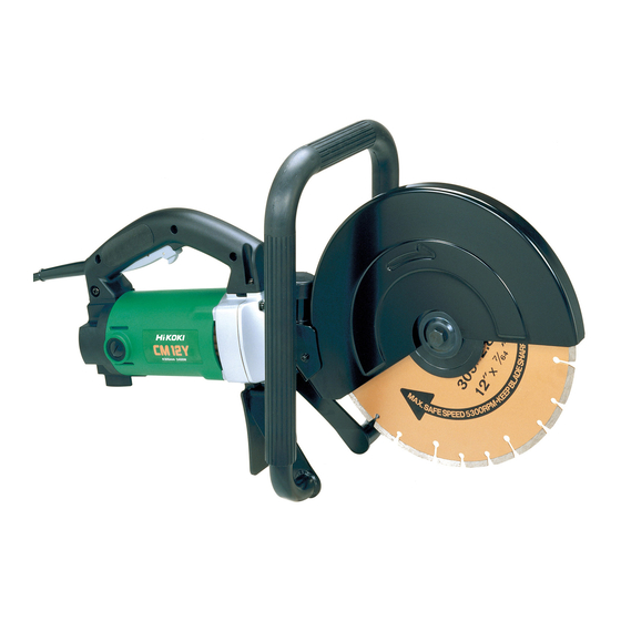 Hitachi CM12Y Handling Instructions Manual