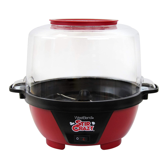 WEST BEND STIR CRAZY 82505 INSTRUCTION MANUAL Pdf Download ManualsLib