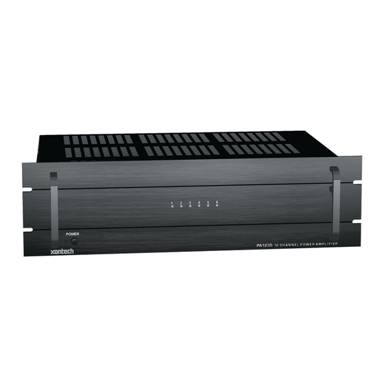 XANTECH PA1235X INSTALLATION 