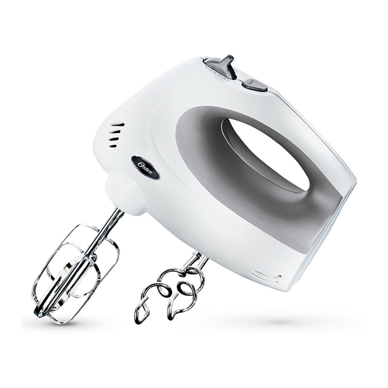 Oster FPSTHMTJ-S Hand Mixer Instruction Manual