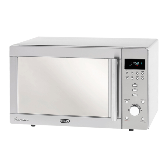 defy microwave dmo 390 manual