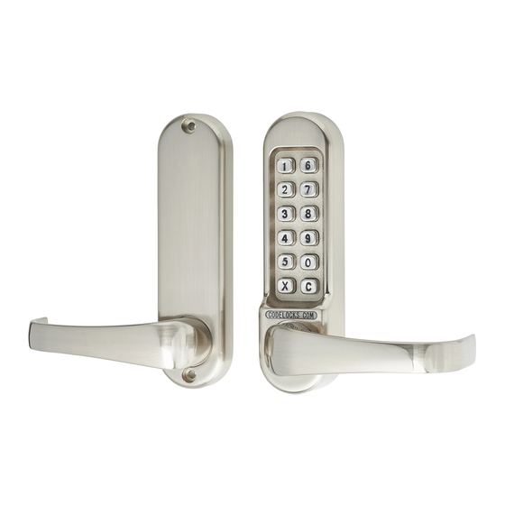 CODELOCKS Pushbutton 500 Series Installation Insrtuctions