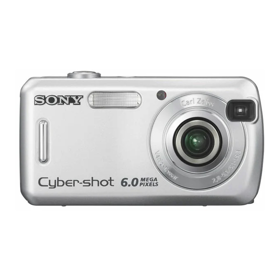 Sony Cyber-shot DSC-S600 User's Manual / Troubleshooting