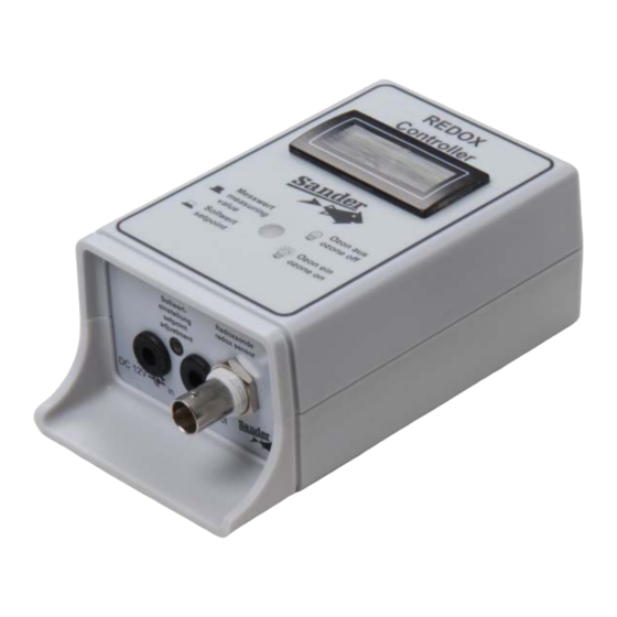 Sander REDOX Instructions For Use Manual