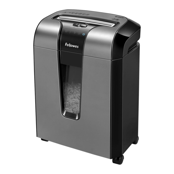 Fellowes Powershred W-61Cb Manual