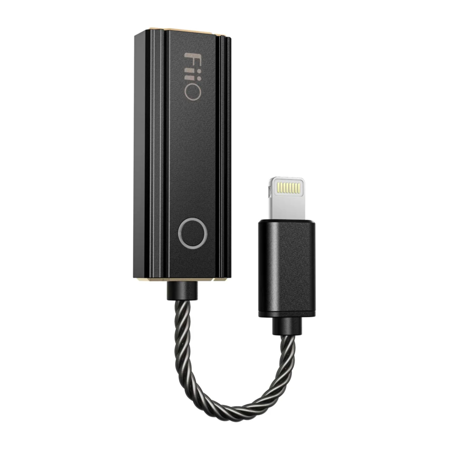 Fiio KA1 Manual
