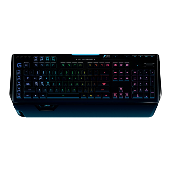 Logitech ORION SPECTRUM G910 Setup Manual