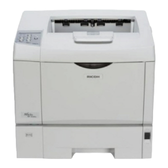 Ricoh SP4100N - Aficio SP B/W Laser Printer Software Manual