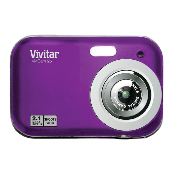 Vivitar ViviCam 25 User Manual