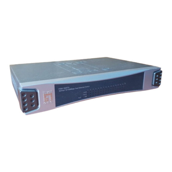 LevelOne OfficeCon FSW-2420TX User Manual
