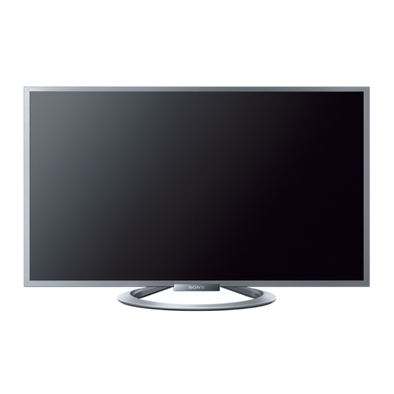 SONY KDL55W80XA REFERENCE MANUAL Pdf Download ManualsLib