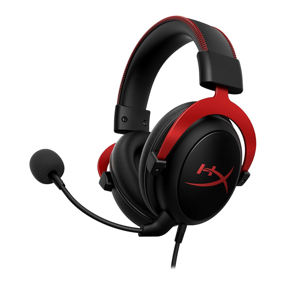 HYPERX CLOUD II USER MANUAL Pdf Download ManualsLib