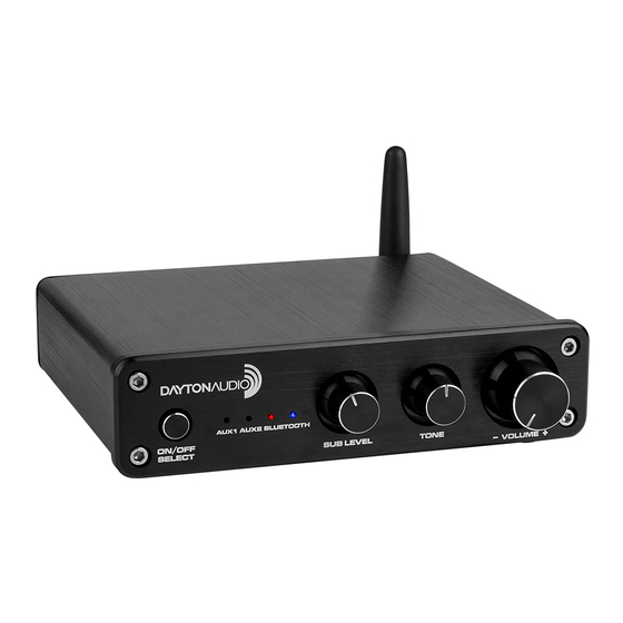 Dayton Audio - DTA-2.1BT2 100W 2.1 Class D Bluetooth Amplifier with Sub  Frequency Adjustment