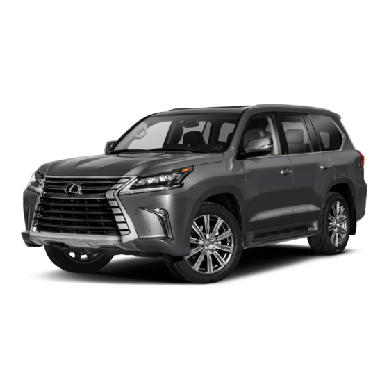 Lexus LX - руководство по эксплуатации год