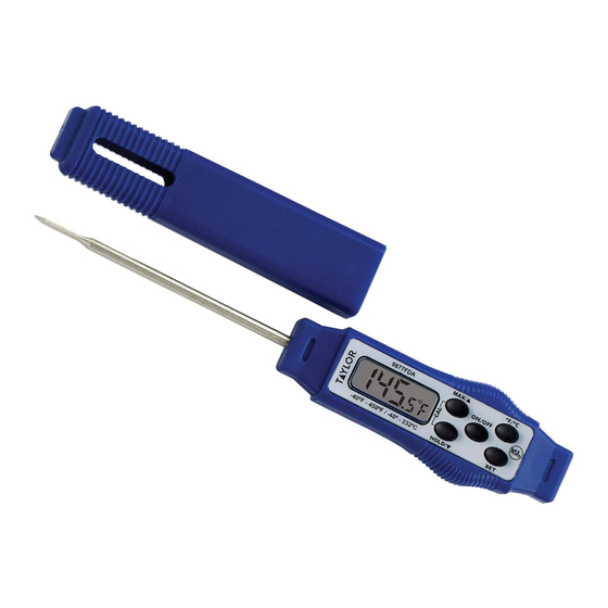Taylor 9848FDA 6 LCD Digital Food Service Thermometer with -40 to 450 (F)