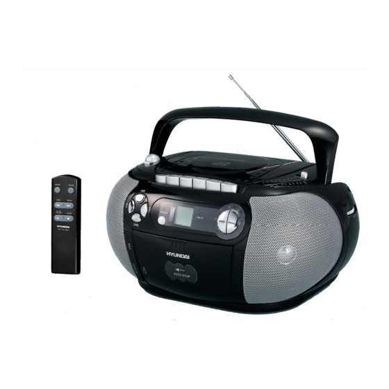 Hyundai TRC 779 ASU3 User Manual