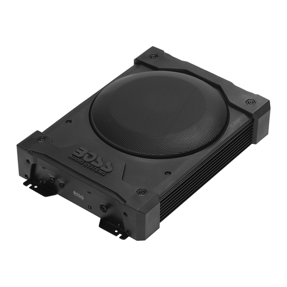 Boss Audio Systems BPS80 Manuals