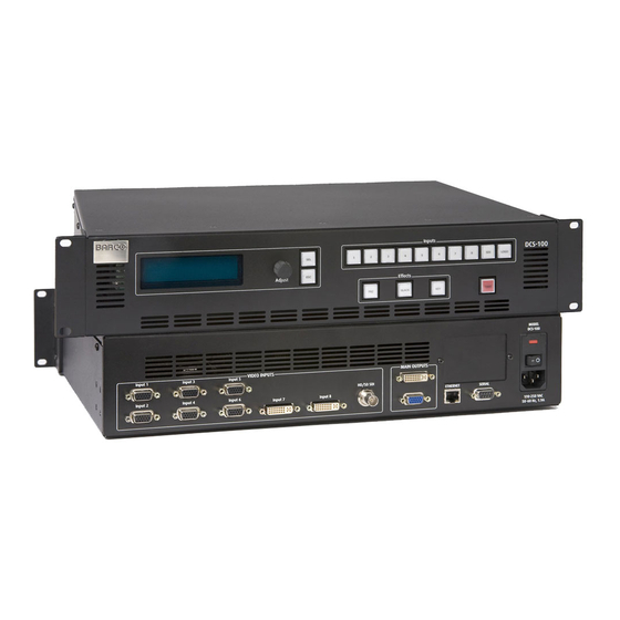 Barco DCS-100 Specifications
