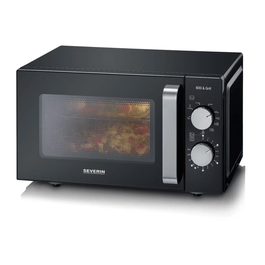 SEVERIN MW 7762 2-in-1 Microwave Grill Manuals