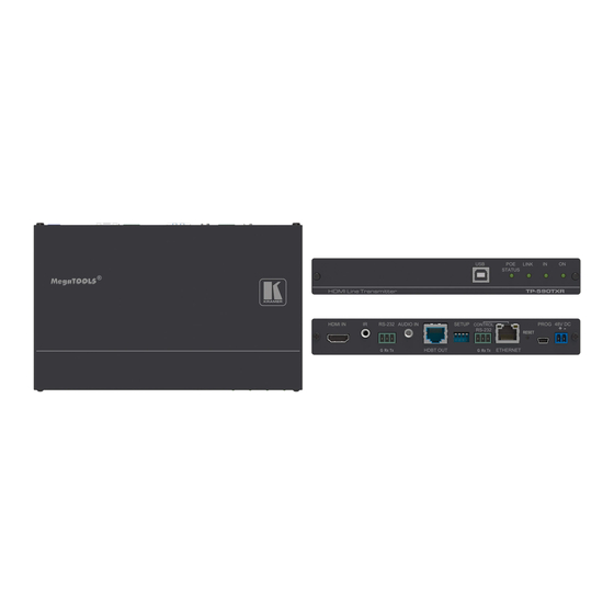 Kramer TP-590TXR Quick Start Manual