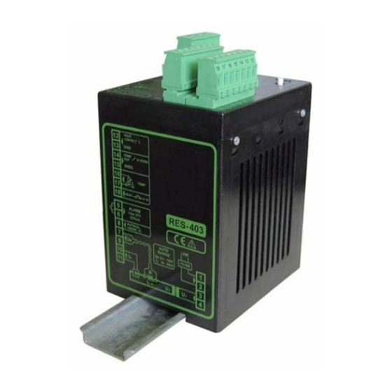 Ropex RESISTRON RES-403 Operating Instructions Manual