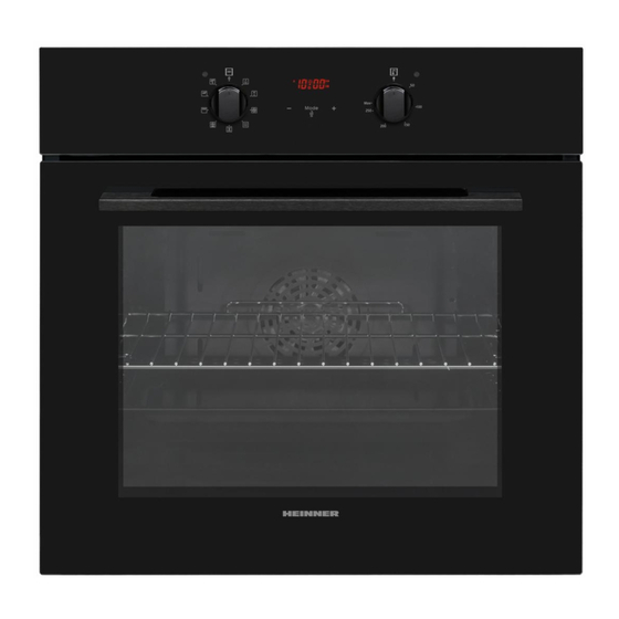 Heinner HBO-V659GCDRC-IX Manual