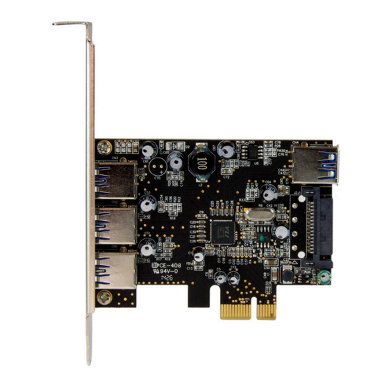 StarTech.com PEXUSB3S42 Instruction Manual