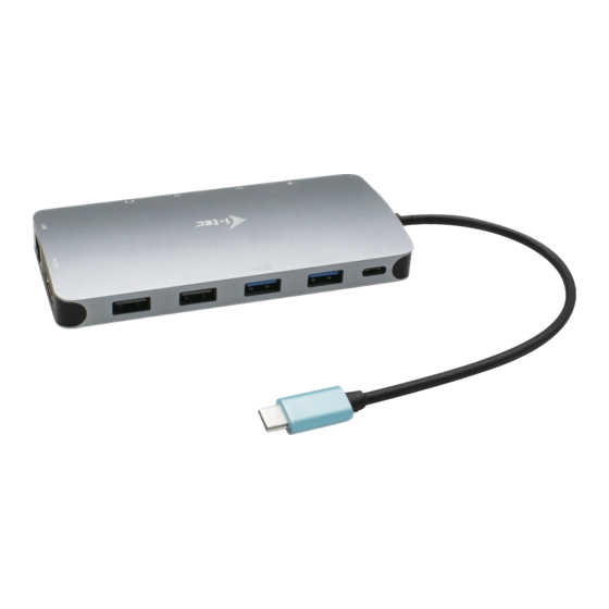 i-tec BTO C31NANODOCKPROPD User Manual
