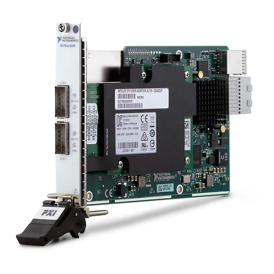 National Instruments PXIe-8240 Getting Started