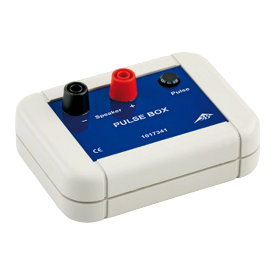 3B SCIENTIFIC PHYSICS Pulse Box K Instruction Manual