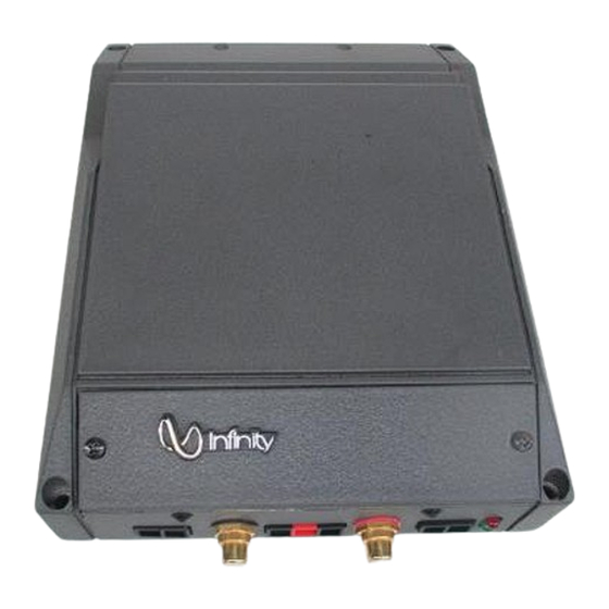 Infinity DPA 275 Owner's Manual And Installation Manual