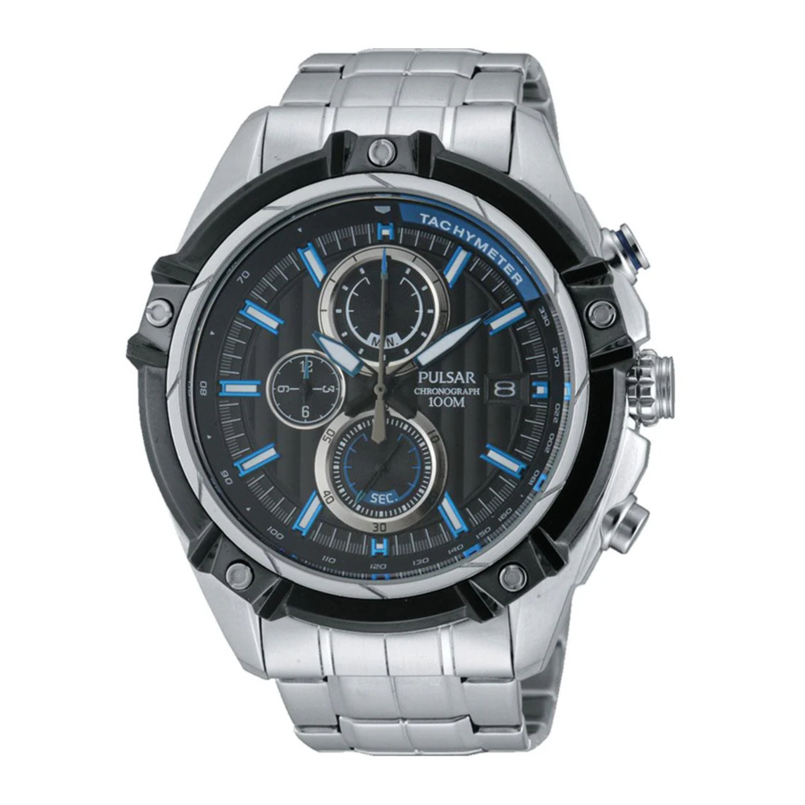 Pulsar VK63, VK67, VK73 - Watch Manual