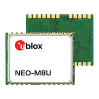 Ublox NEO-M8U Hardware Integration Manual