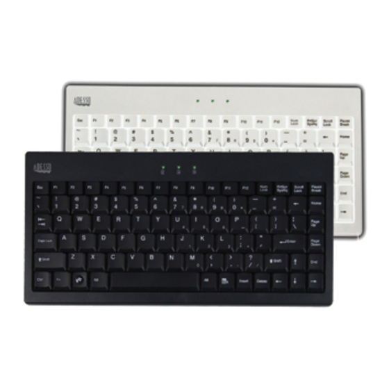Adesso AKB-110 Series Quick Start Manual