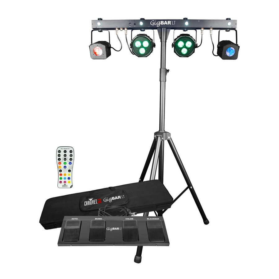 CHAUVET GIGBAR LT USER MANUAL Pdf Download | ManualsLib