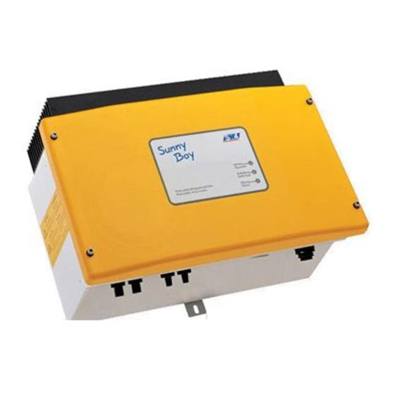 SMA SUNNY BOY 1700 INSTALLATION MANUAL Pdf Download ManualsLib