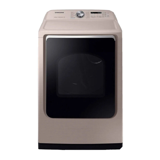 SAMSUNG DV48H7400E USER MANUAL Pdf Download ManualsLib