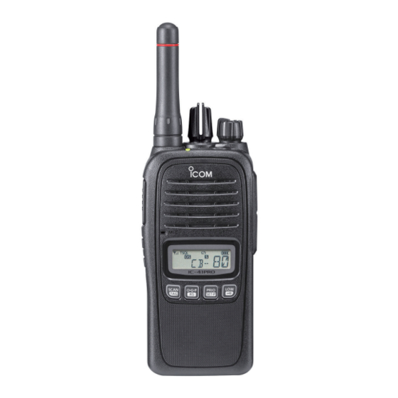 ICOM IC-41PRO BASIC MANUAL Pdf Download | ManualsLib