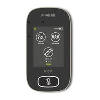 Phonak Roger Touchscreen Mic User Manual