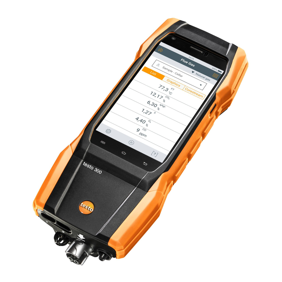 TESTO 300 Instruction Manual