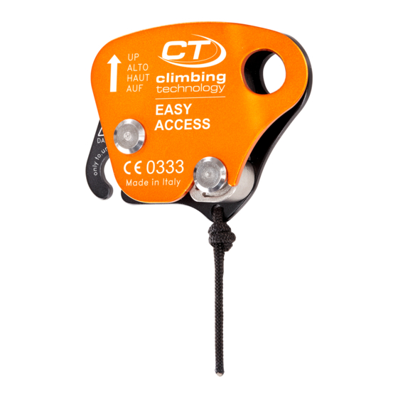 Climbing Technology EASY ACCESS Manual
