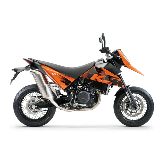 KTM 690 SUPERMOTO EU Packaging 5 2008 Setup Instructions