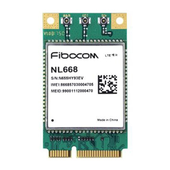 Fibocom NL668-LA Series Hardware Manual