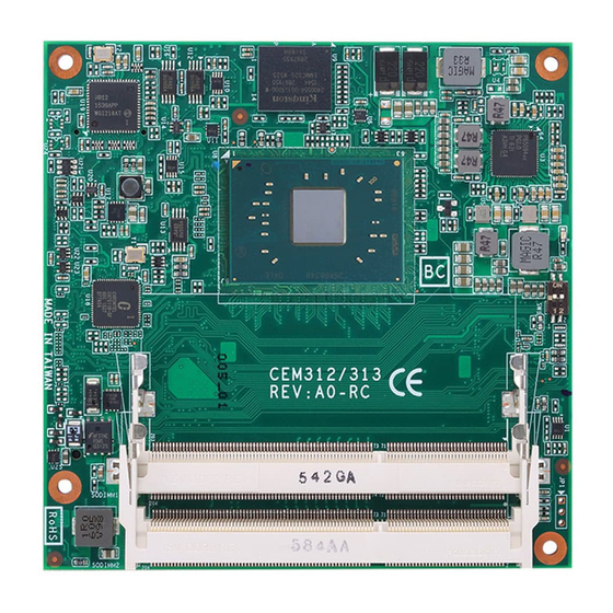 AXIOMTEK CEM312 Quick Installation Manual